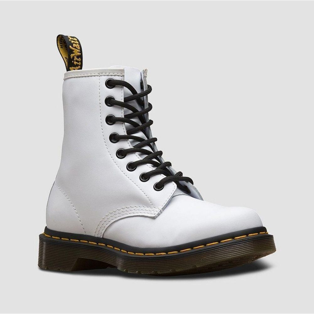 Dr.Martens 1460 White Softy T Boots Size 8